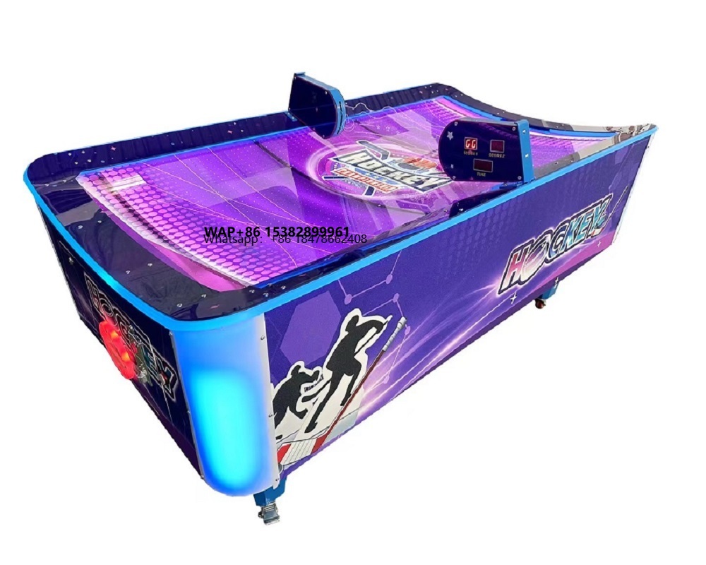 Air Hockey Table - آلة ألعاب محاكاة هوكي الهواء تعمل