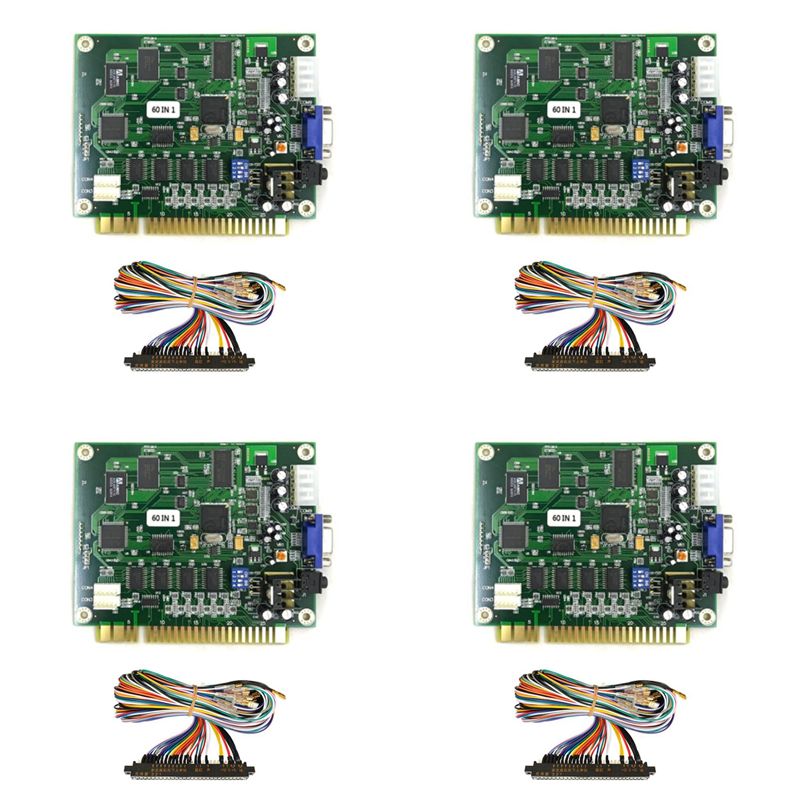 Usb Game Board Jamma - لوحة ألعاب أركيد متعددة الاستخدامات 4X