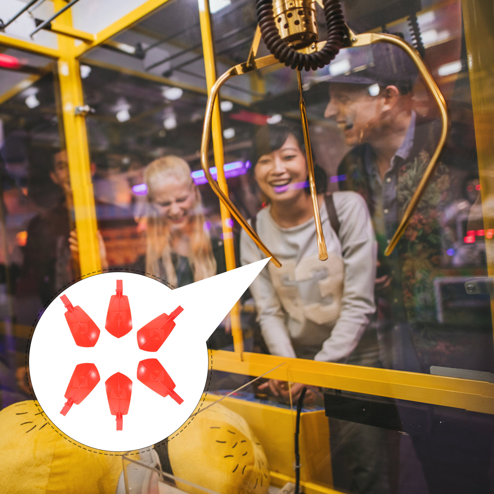 6 قطع من مخالب البلاستيك البدي - مراجعة Arcade Games And Vending وسعره