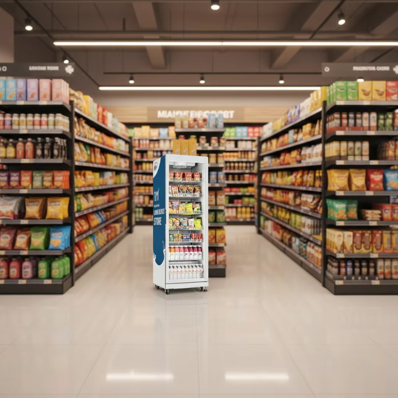 ماكينة بيع ذاتي مخصصة من فودلا - مراجعة Open Vending Machine وسعره