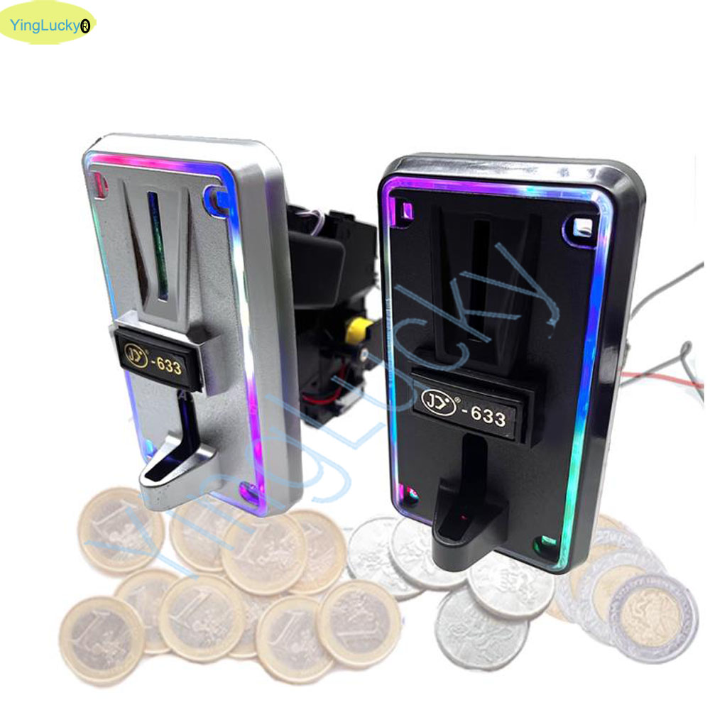 الملونة LED متعددة عملة متقبل  - مراجعة Arcade Games Vending وسعره