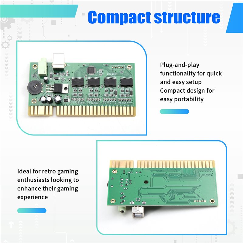 جهاز ألعاب أركيد جديد من MAME  - مراجعة Usb Game Board Jamma وسعره