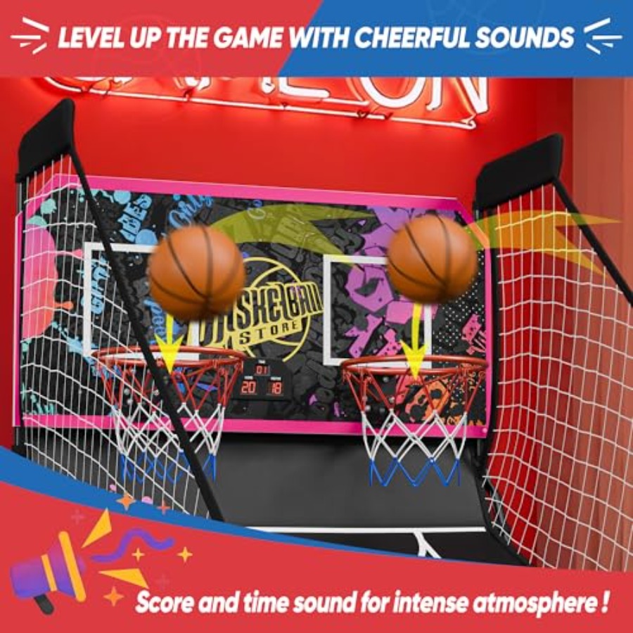 لعبة كرة السلة الإلكترونية الق - مراجعة Arcade Games & Vending Llc وسعره
