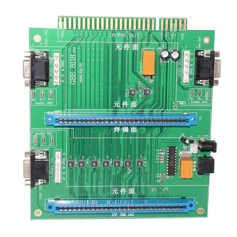 لوحة ألعاب أركيد AEE7-GBS-8118 - مراجعة Usb Game Board Jamma وسعره