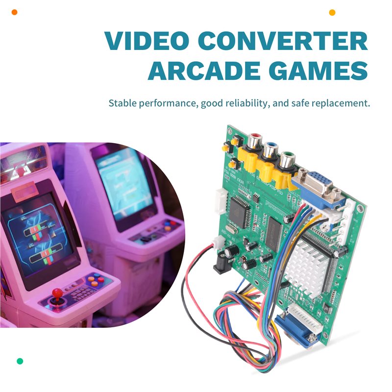 لوحة تحويل فيديو عالية الدقة A - مراجعة Usb Game Board Jamma وسعره